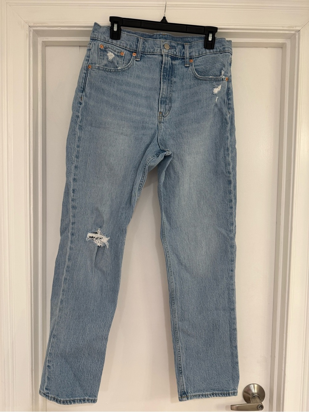 GAP Sky High Straight Light Blue Denim Jeans